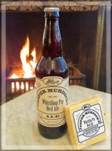 Photo of a Red Ale and Cheese Combo at Jasper Murdock, a Microbrewery in Vermont