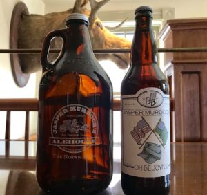 Photo of a Growler and Bomber from Jasper Murdock, a Microbrewery in Vermont