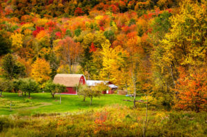 Photo of a Barn in Southcentral Vermont in the Fall.