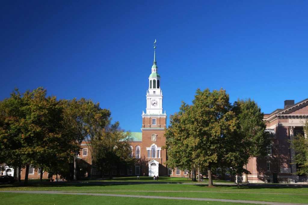 Dartmouth College Is Located Here. Visiting it is one of the many things to do in Hanover, NH.