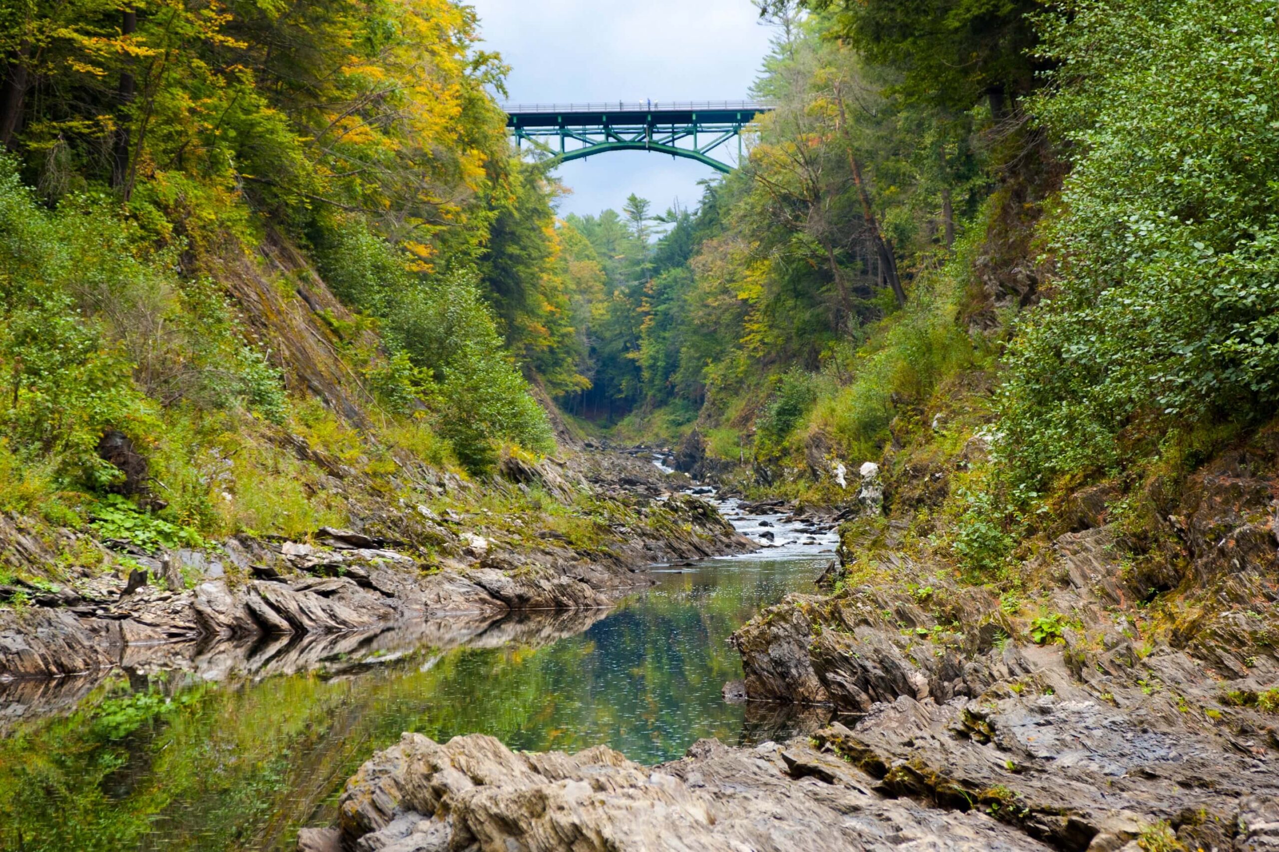Gorge Quechee bridge.