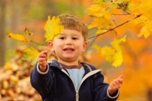 New England Kids in fall.